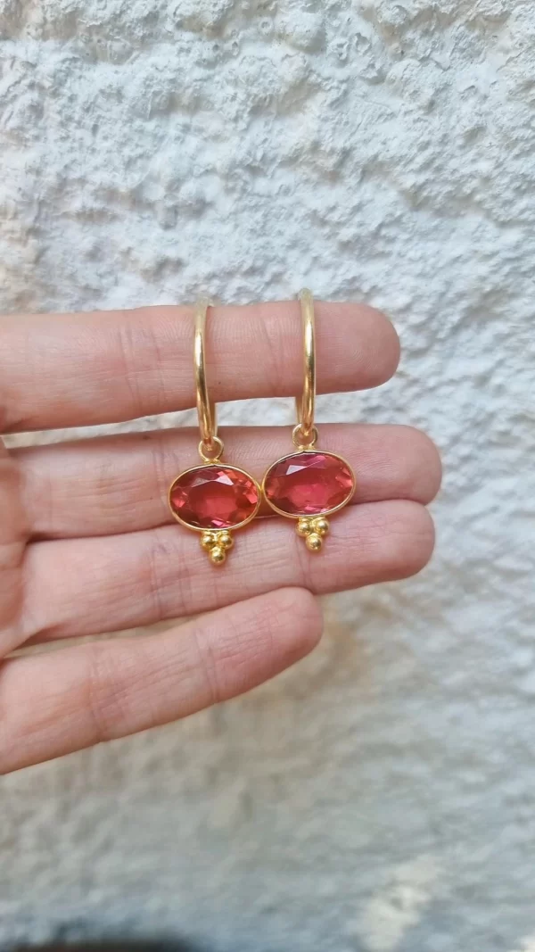 Argollas Queen Doré 👑 Coral