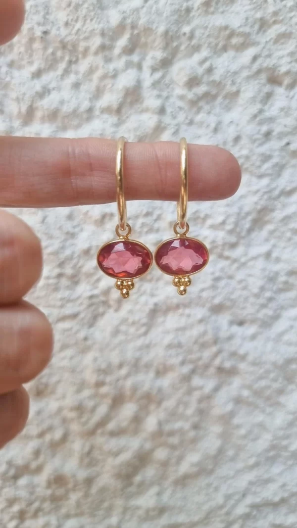 Argollas Queen Doré 👑 Coral - Imagen 5