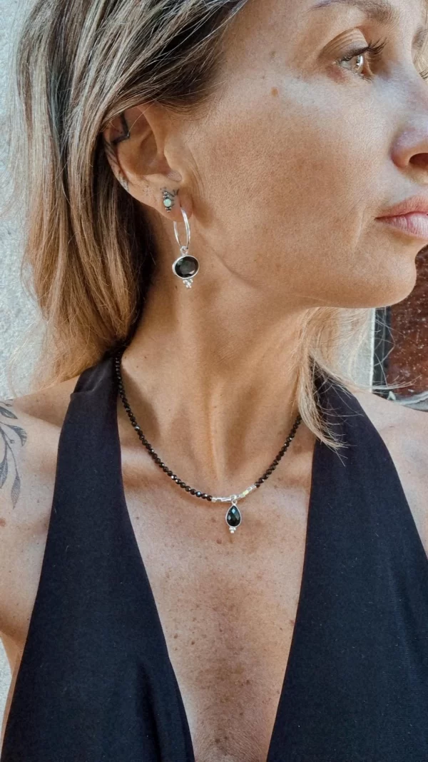 Collar Onix + plata - Imagen 4