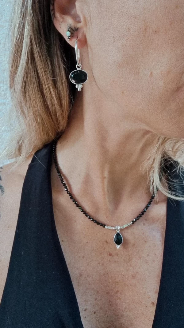 Collar Onix + plata - Imagen 3