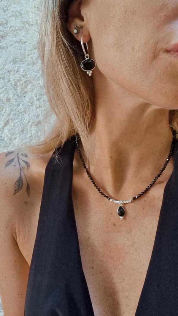 Collar Onix + plata - Imagen 5
